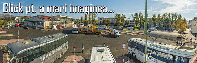 Autogara Onesti in septembrie 2013