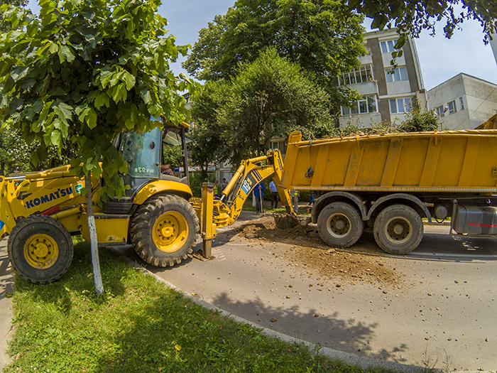 Avarie RAJA str. Postei